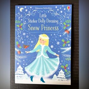 3 for $20 Usborne Little Sticker Dolly Dressing: Snow Princess - NEW